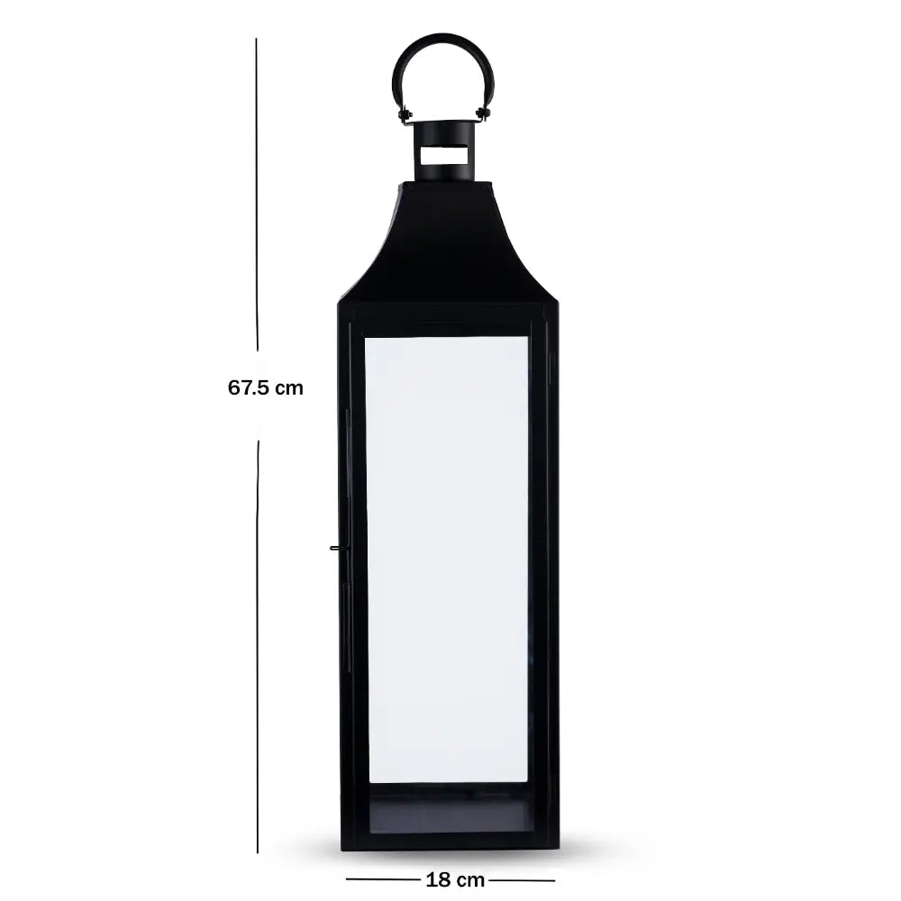 Grand Manor Lantern Black Large